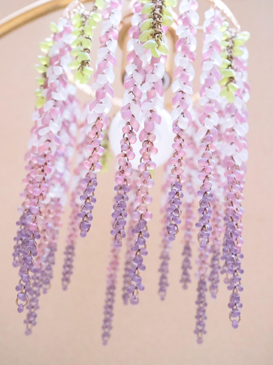 藤の花のランプ　写真