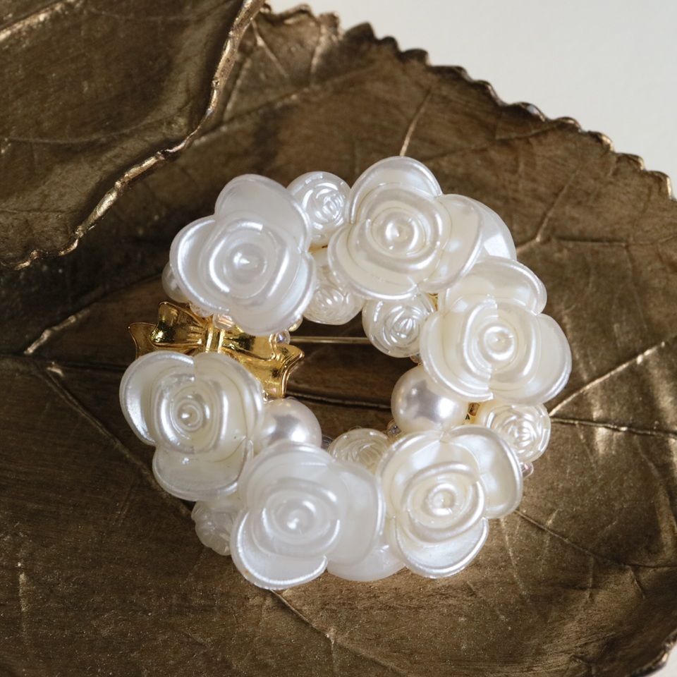 白バラのブーケ